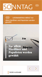 Mobile Screenshot of dersonntag.ch